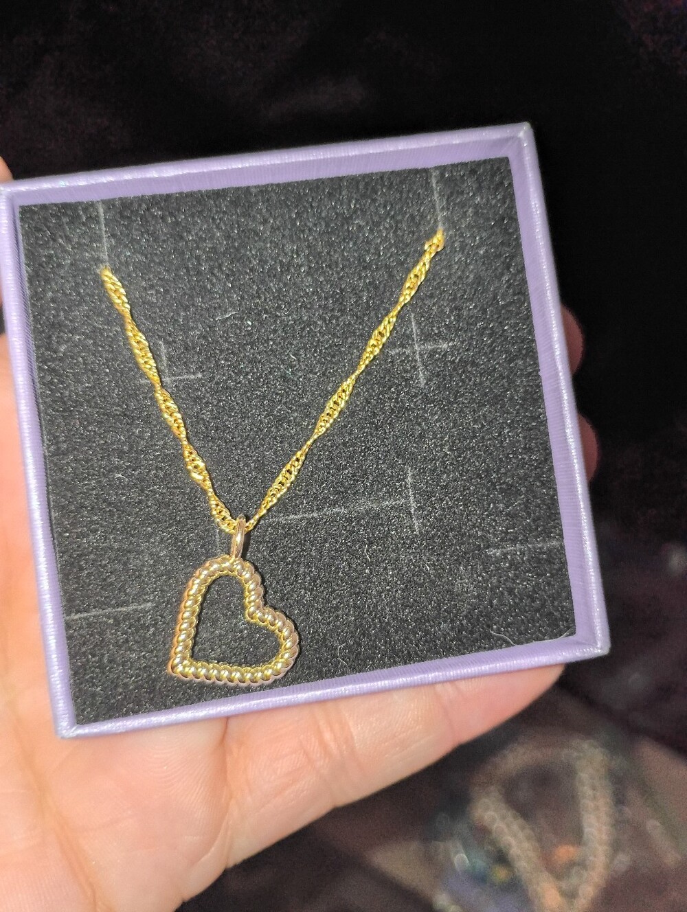 NEW Gold Heart Pendant Necklace - Women Jewelry
